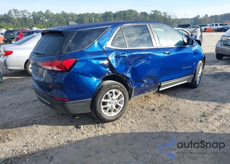 2022 Chevrolet Equinox Fwd Lt из США, поврежденный, VIN 3GNAXKEV2NL210942